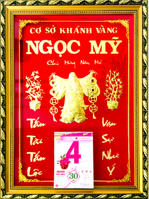 Khánh vàng lịch 5| khanhvangngocmy.com