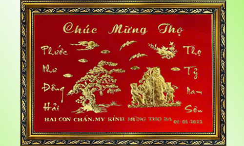 Khánh vàng chúc thọ 64| khanhvangngocmy.com